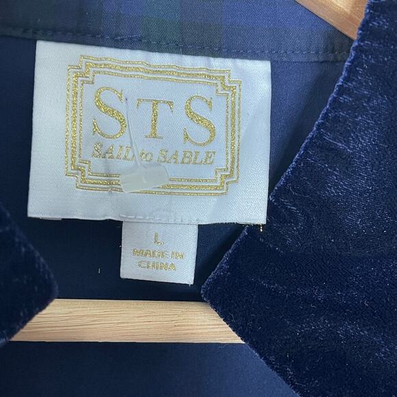 SAIL TO SABLE TARTAN PLAID STRETCH TUNIC TOP SIZE L‎ - Picture 5 of 8